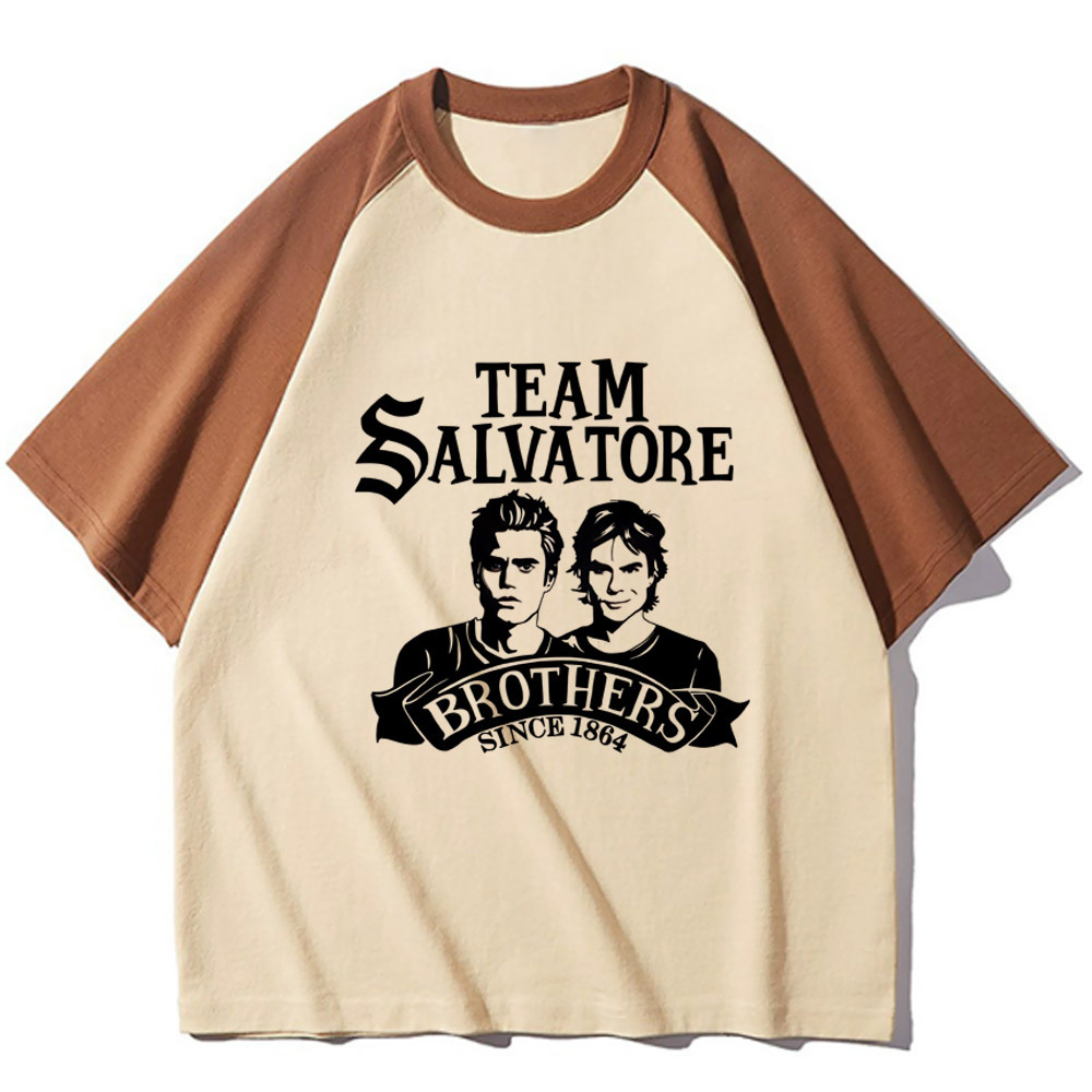 Winter Clothing Anime - Damon Salvatore t-shirt teen aesthetic anime