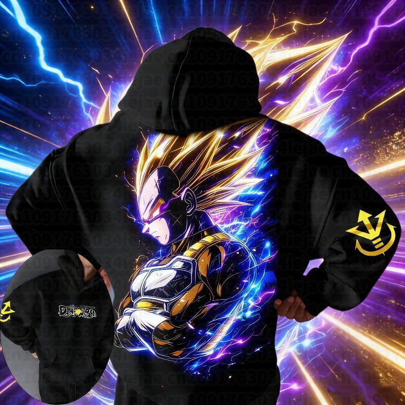 Winter Clothing Anime - 2026 Dragon Ball Men's Hoodie Sweater