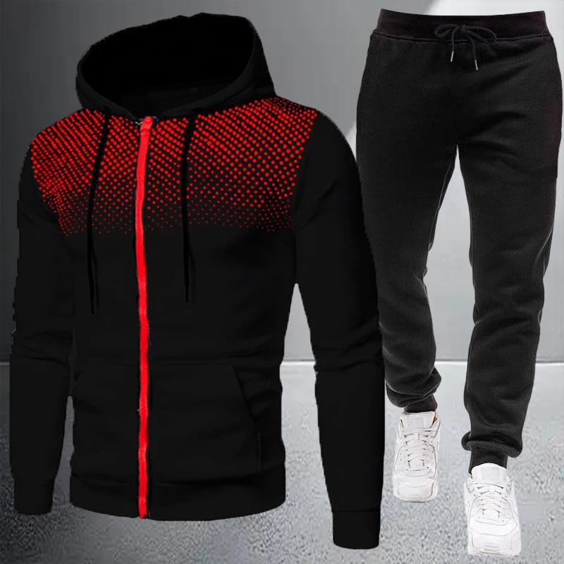 Winter Clothing Essentials - Autumn Winter High-end Men's Jacket Tracksuit