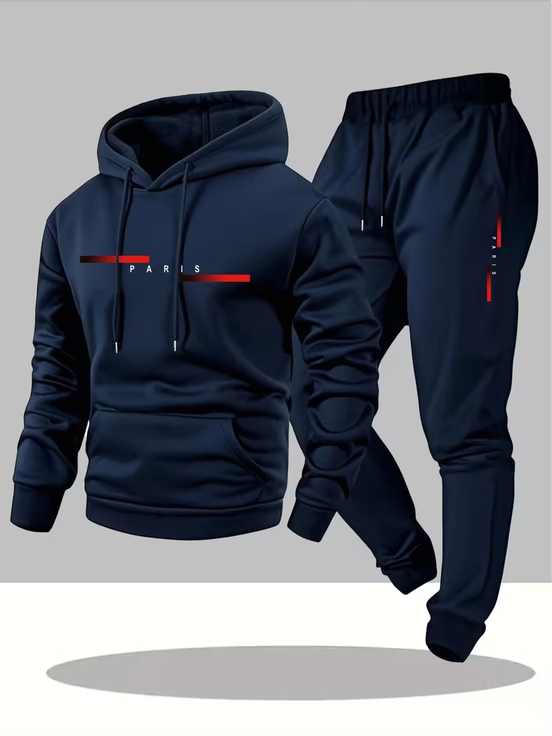 Warm Winter Clothing - Men's Bestselling Trendy Letter Print Set