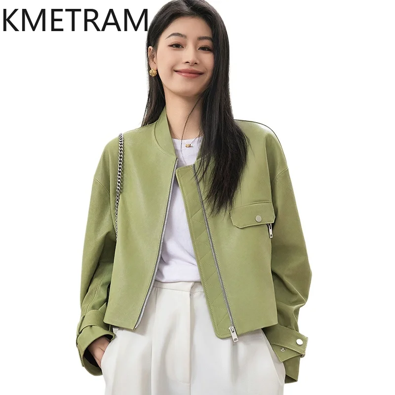 Quality Winter Clothing Jacket - Real Sheepskin Leather Jacket Women Autumn