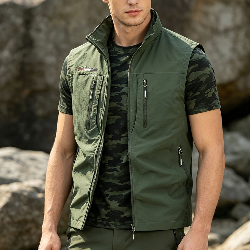 Winter Clothing Essentials - Men's Vest Jacket Running Jacket Sleeveless