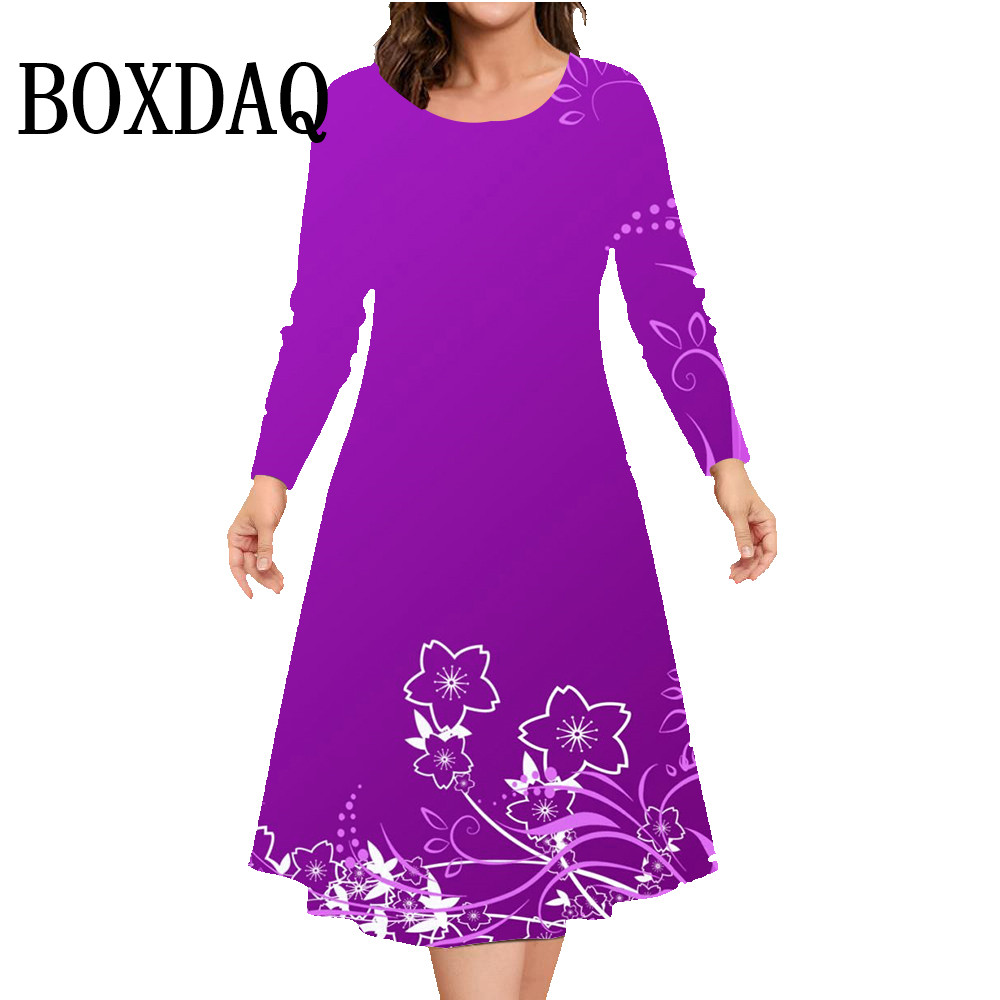 Autumn Winter Long Sleeve Dres - огляд і ціна Winter Clothing Plus Size
