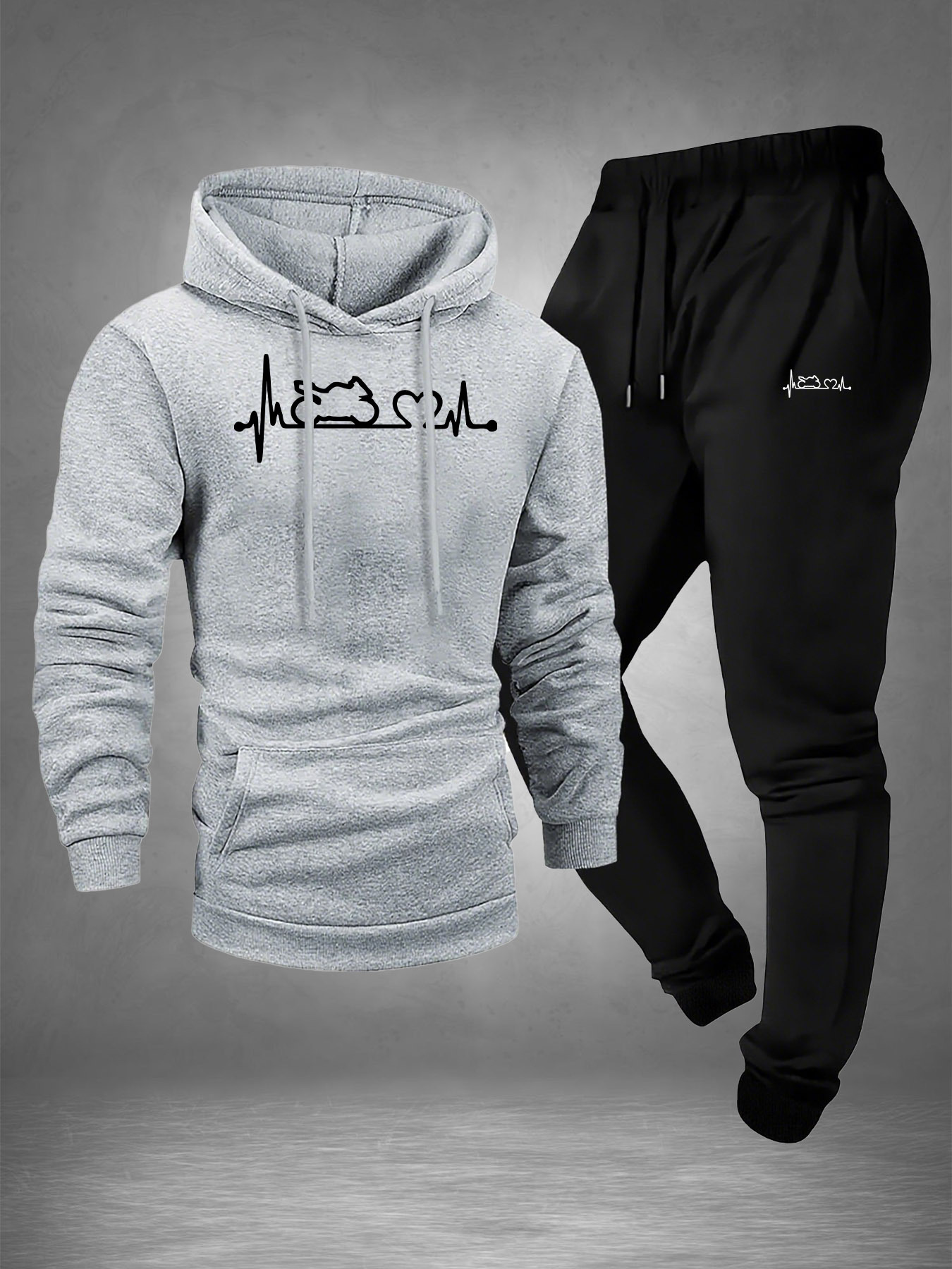 Men 2‑Piece Motorcycle Heartbe - огляд і ціна Winter Clothing Stores