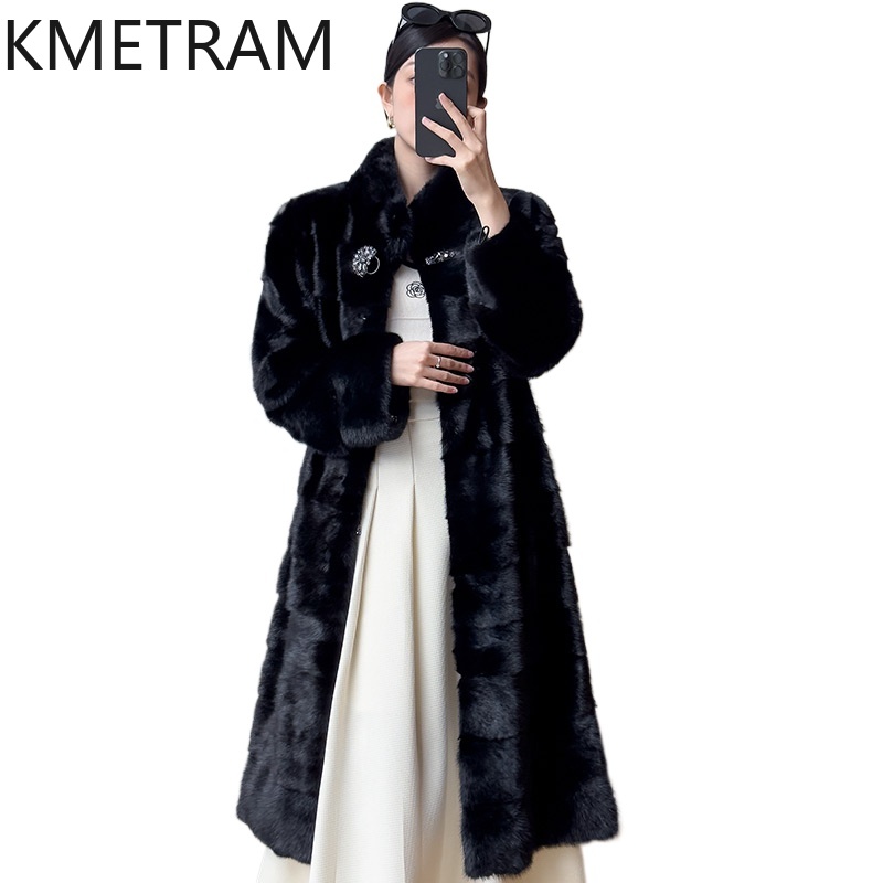 Real Whole Mink Fur Coat Woman - огляд і ціна Quality Winter Clothing Jacket