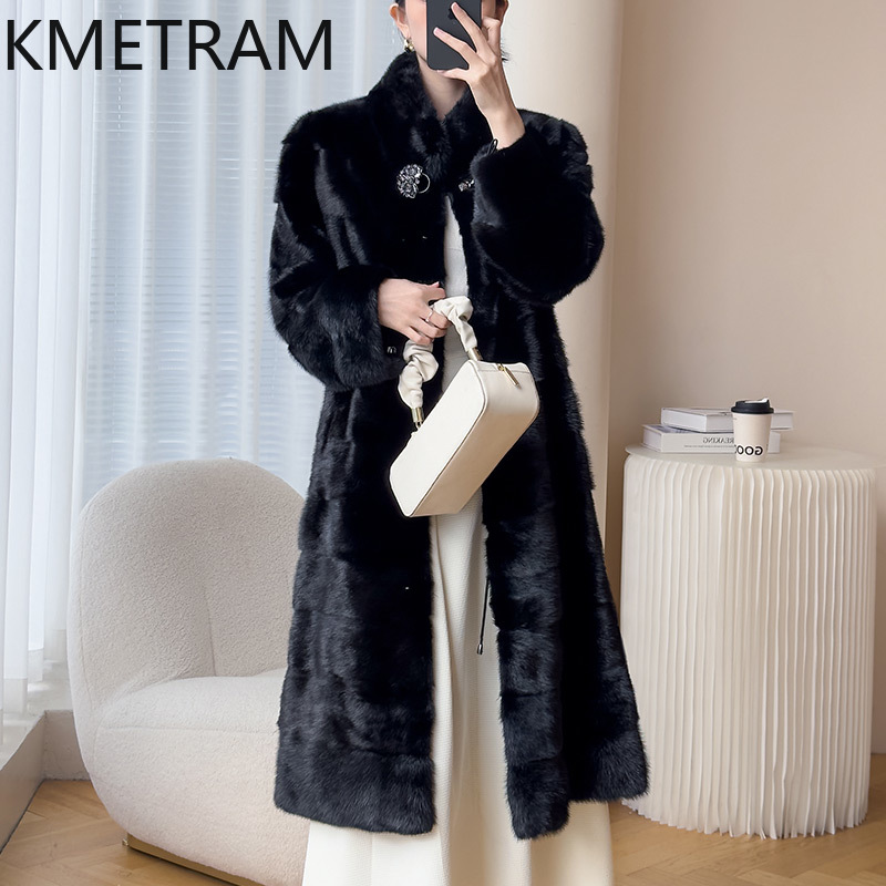 Real Whole Mink Fur Coat Woman - огляд і ціна Quality Winter Clothing Jacket