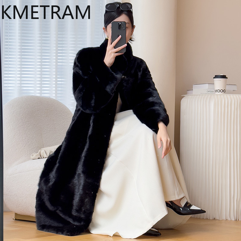 Real Whole Mink Fur Coat Woman - огляд і ціна Quality Winter Clothing Jacket