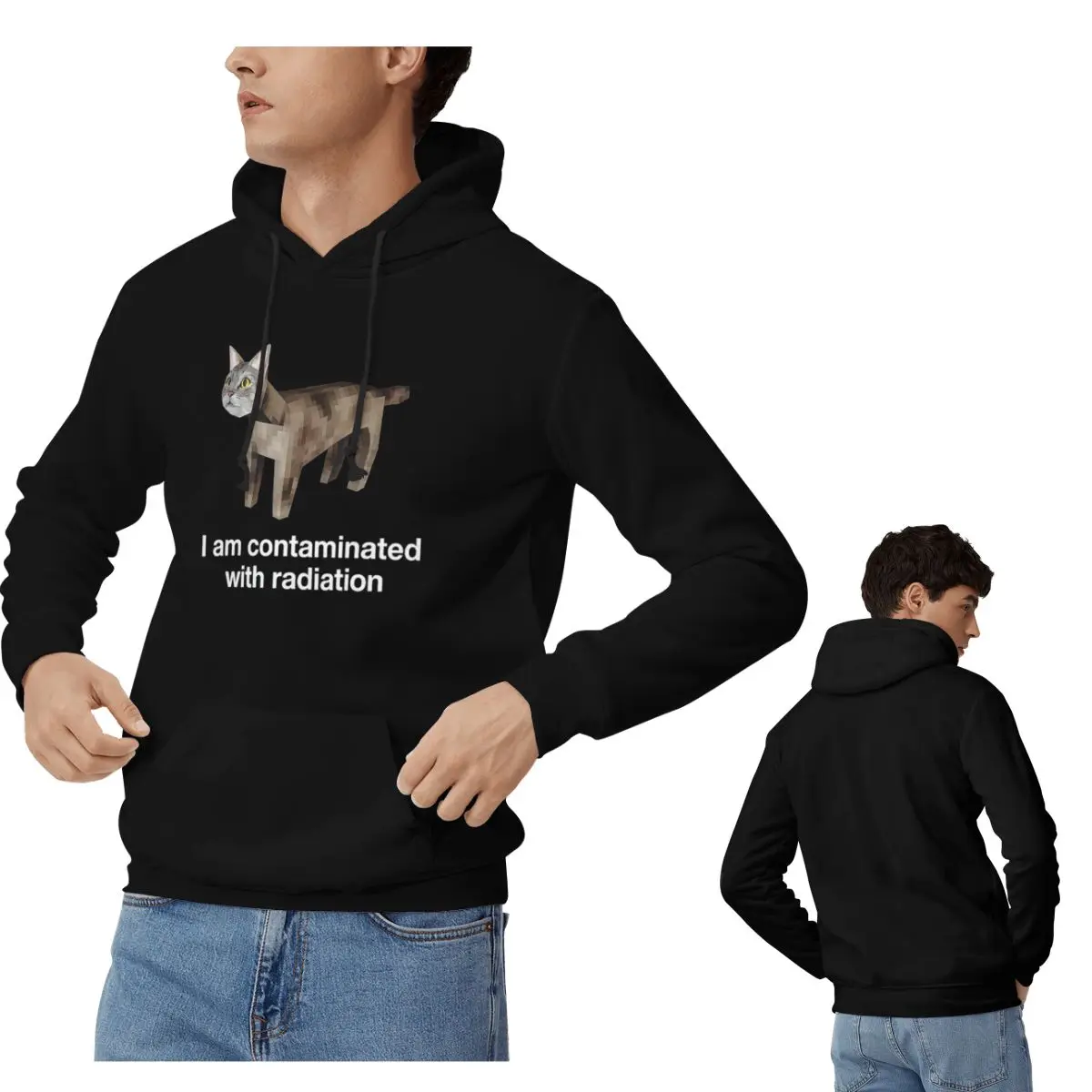 Contaminated Cat Radiation Fun - огляд і ціна Winter Clothing Meme
