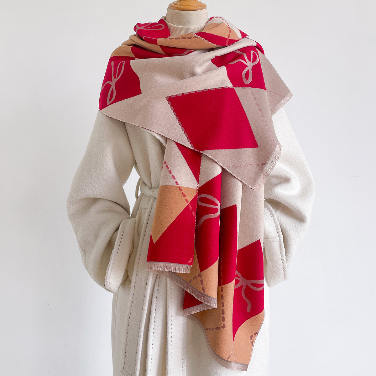 Women Imitation Cashmere Scarf - огляд і ціна Cashmere Scarf Wrap