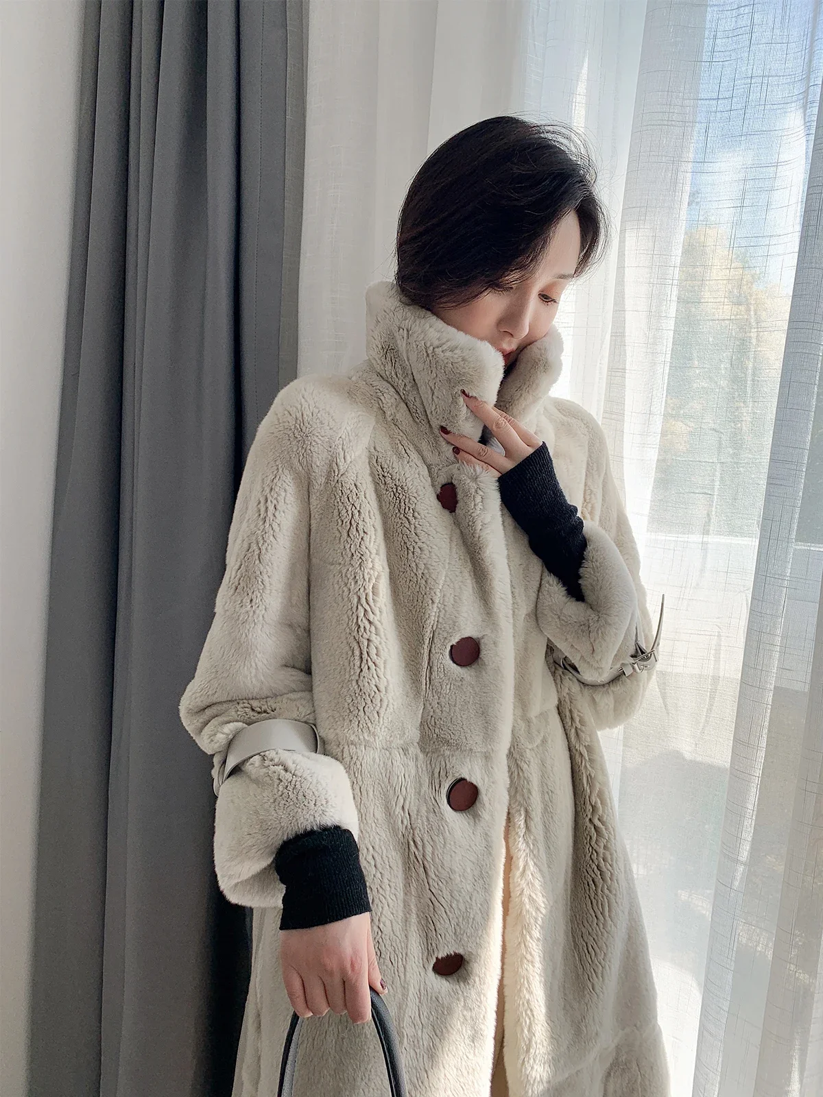 High Quality Real Rex Rabbit F - огляд і ціна Quality Winter Clothing Jacket