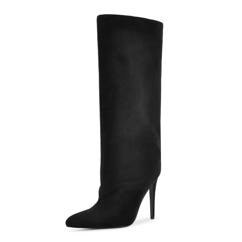 Onlymaker Black Faux Suede Kne - огляд і ціна Winter Clothing Ladies