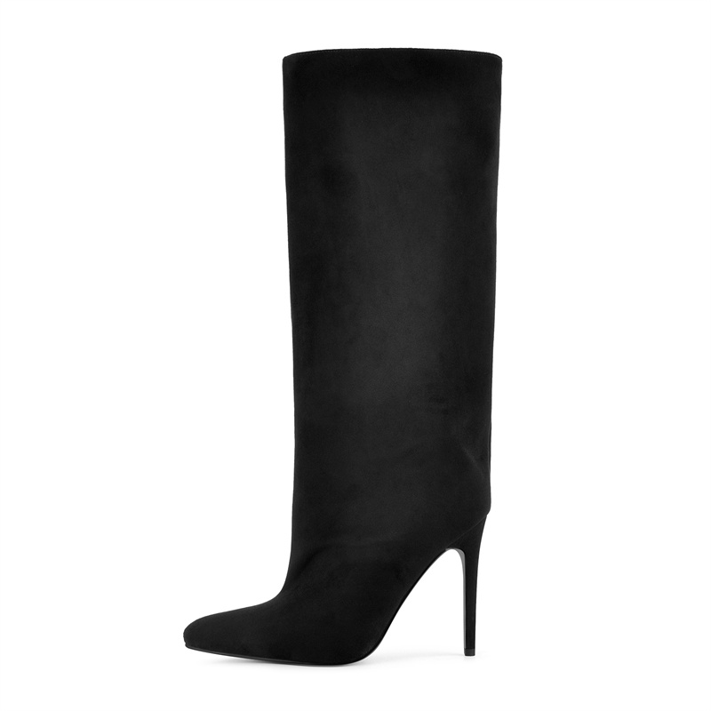 Onlymaker Black Faux Suede Kne - огляд і ціна Winter Clothing Ladies