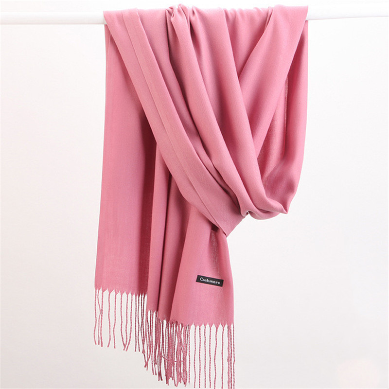 Fashion Solid Color 2023 Women - огляд і ціна Cashmere Scarf Wrap