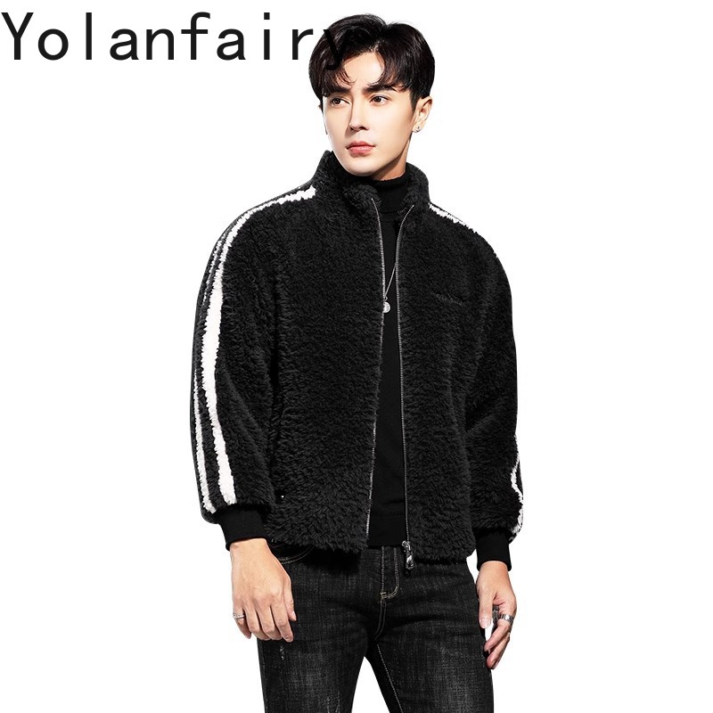 YOLANFAIRY 100% Wool Mens Real - огляд і ціна Quality Winter Clothing Jacket
