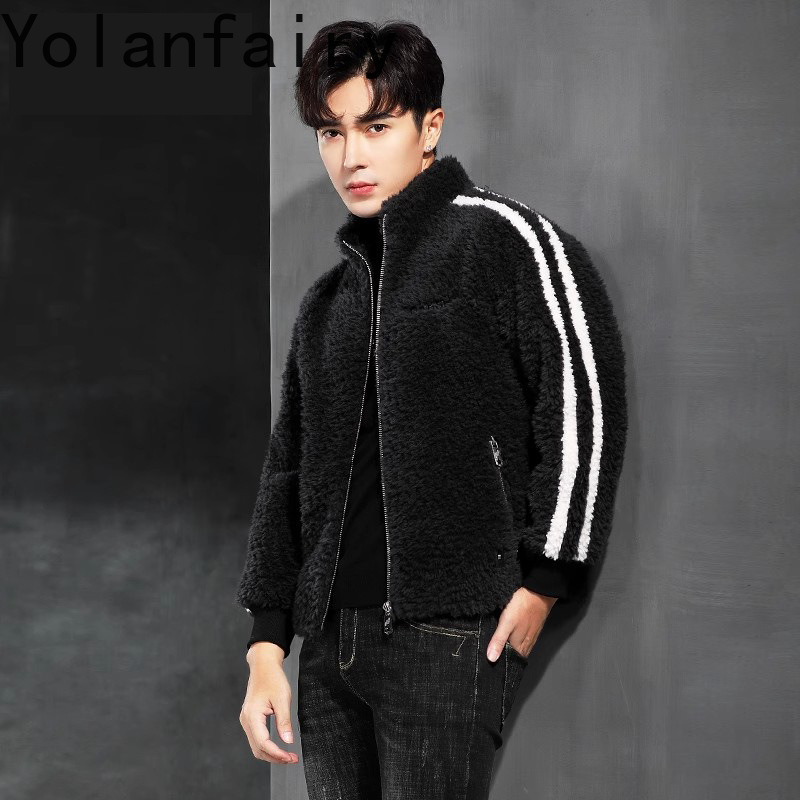 YOLANFAIRY 100% Wool Mens Real - огляд і ціна Quality Winter Clothing Jacket