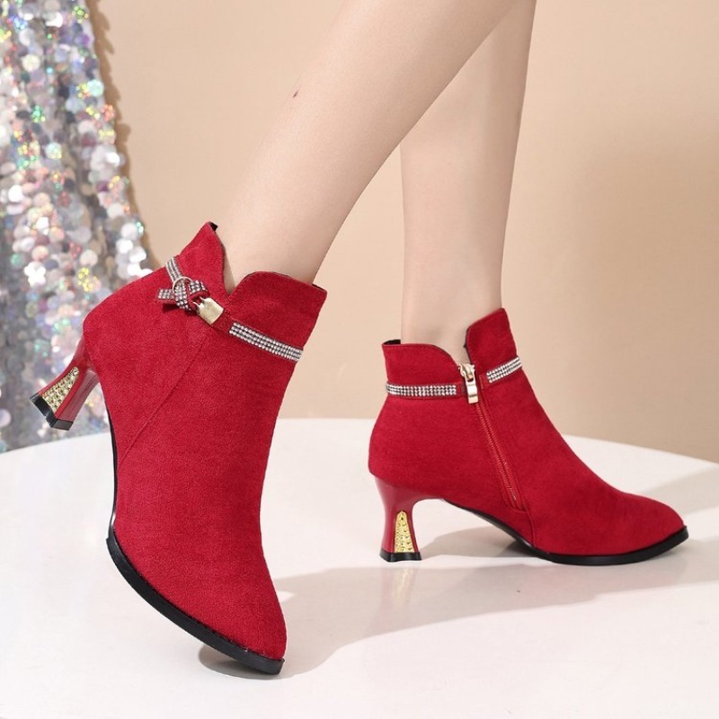 Women Ankle Boots Pointed Toe  - огляд і ціна Winter Clothing Ladies