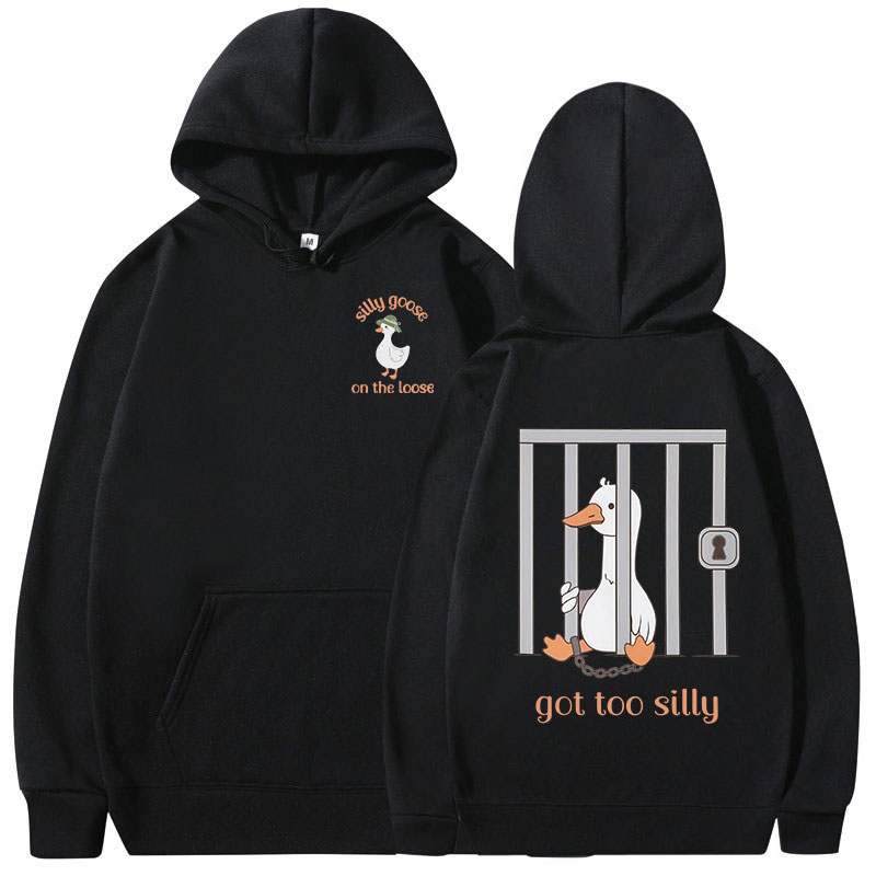 Silly Goose on The Loose Hoodi - огляд і ціна Winter Clothing Meme