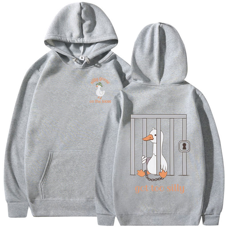 Silly Goose on The Loose Hoodi - огляд і ціна Winter Clothing Meme