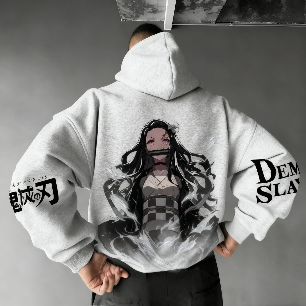 Demon Slayer Men's Hoodie Swea - огляд і ціна Winter Clothing Anime