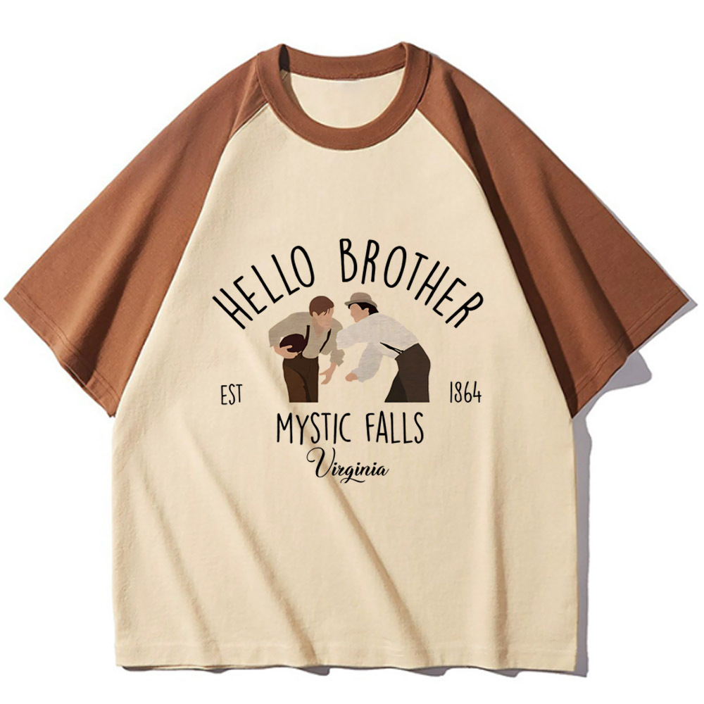 Damon Salvatore t-shirt teen a - огляд і ціна Winter Clothing Anime