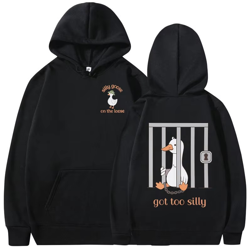 Silly Goose Hoodie Funny Meme  - огляд і ціна Winter Clothing Meme