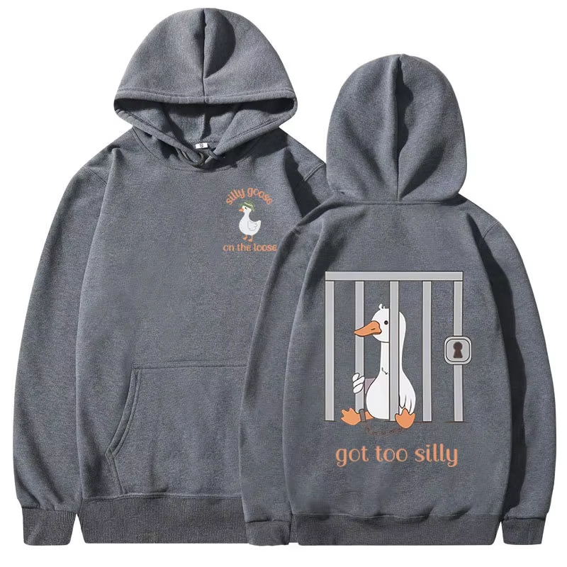 Silly Goose Hoodie Funny Meme  - огляд і ціна Winter Clothing Meme
