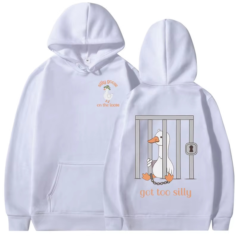 Silly Goose Hoodie Funny Meme  - огляд і ціна Winter Clothing Meme