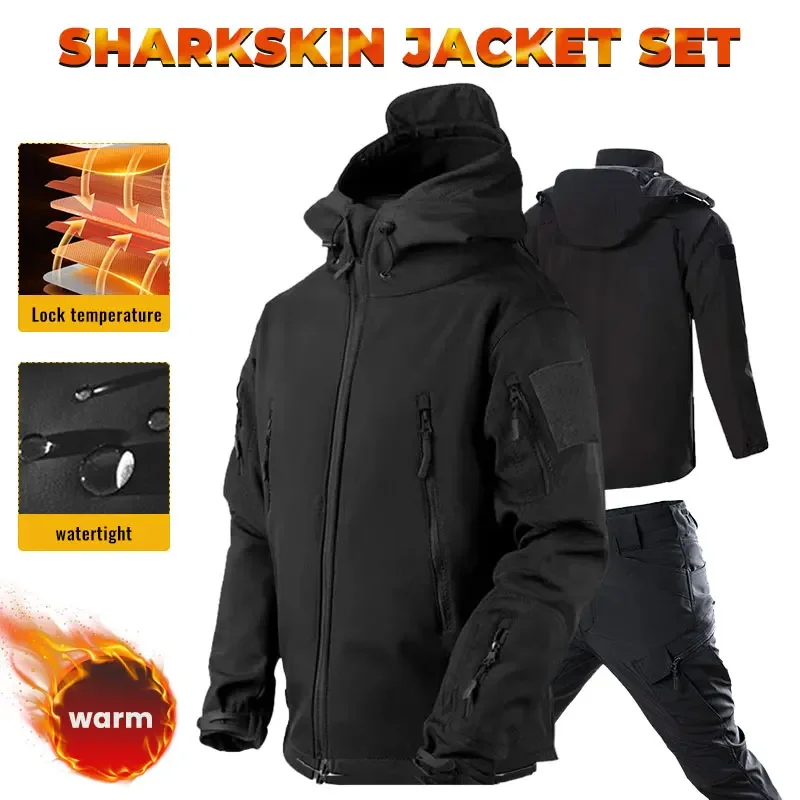 Men Thicken Soft Shell Winter  - огляд і ціна Winter Clothing Hiking