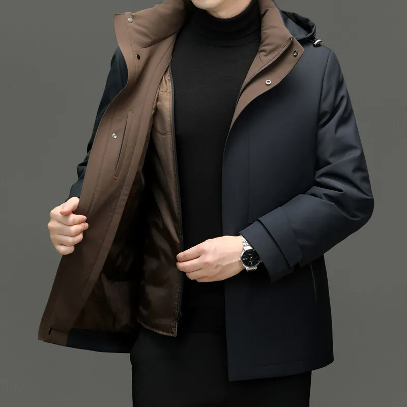 High Quality Men's Hooded Duck - огляд і ціна Quality Winter Clothing Jacket
