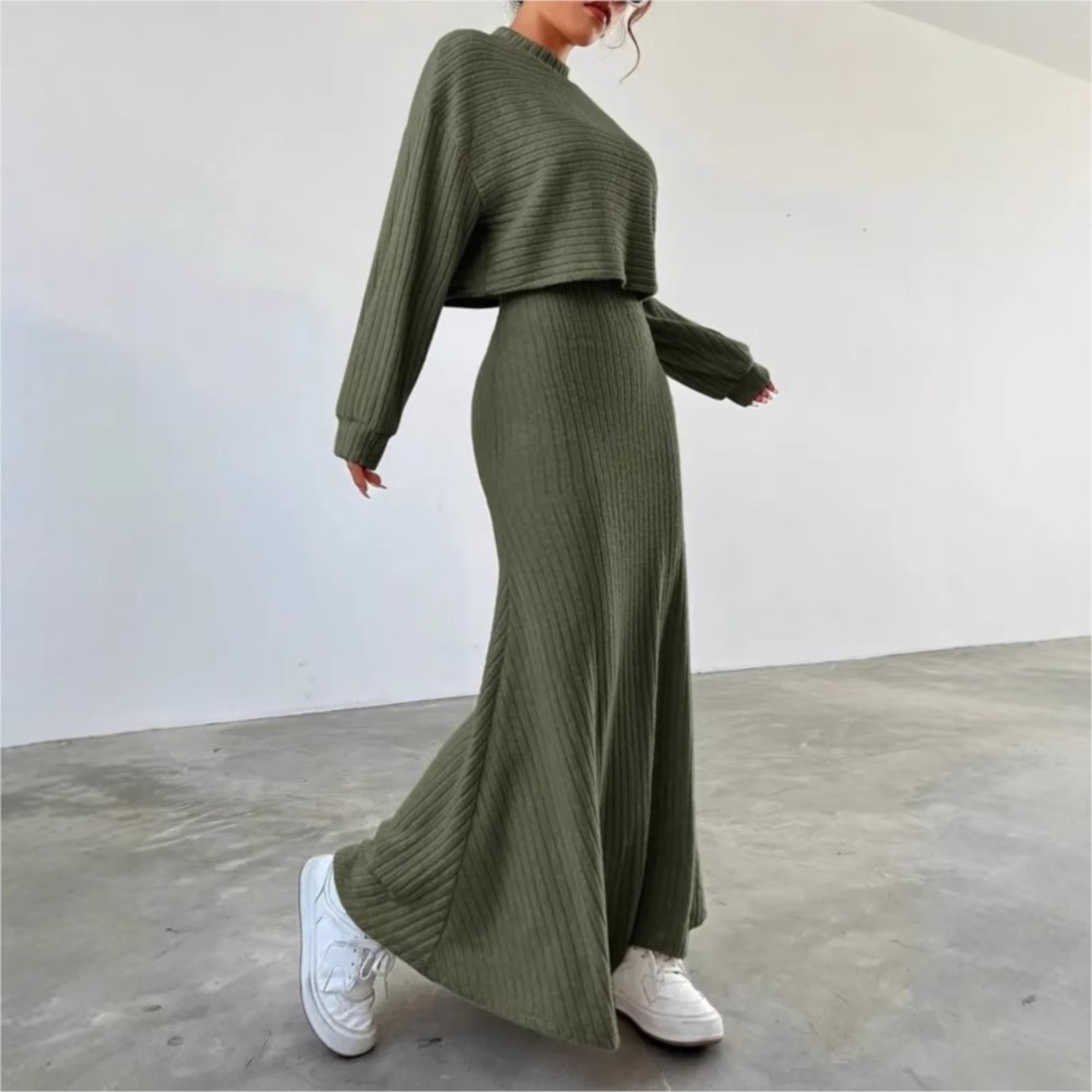 Autumn Long Sleeved Top+long D - огляд і ціна Winter Clothing Ladies