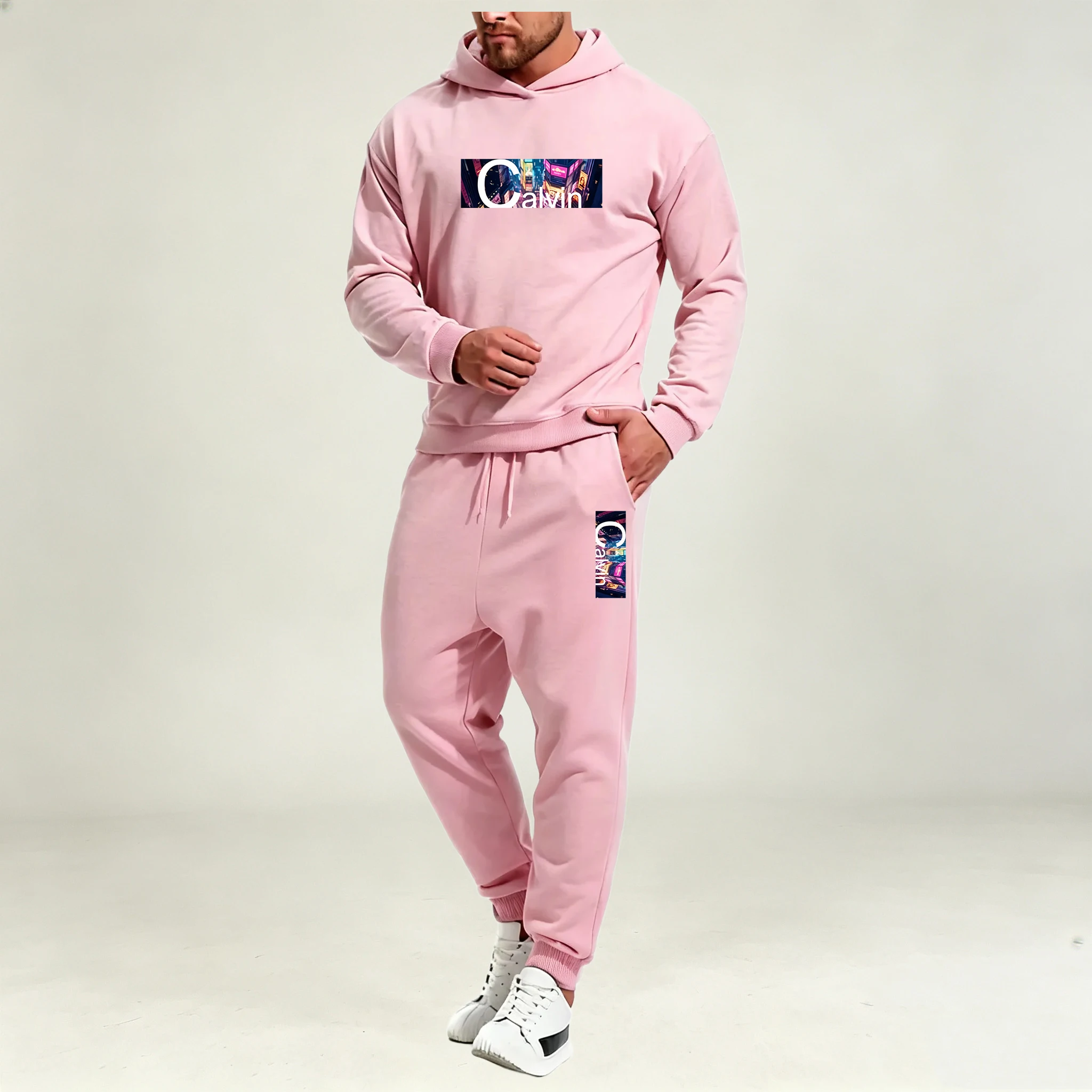 Men Clothing 2Pieces Sets Hood - огляд і ціна Warm Winter Clothing