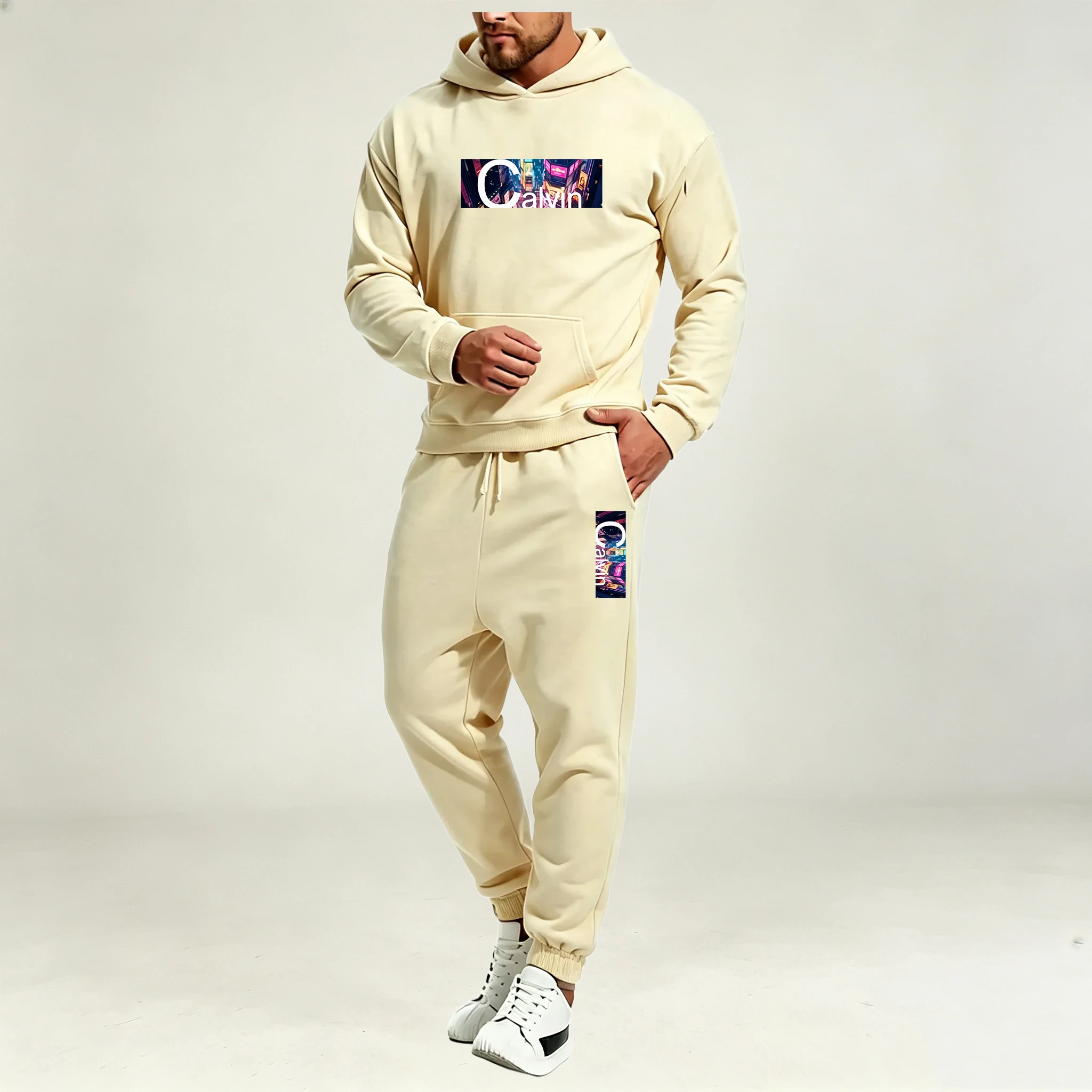 Men Clothing 2Pieces Sets Hood - огляд і ціна Warm Winter Clothing