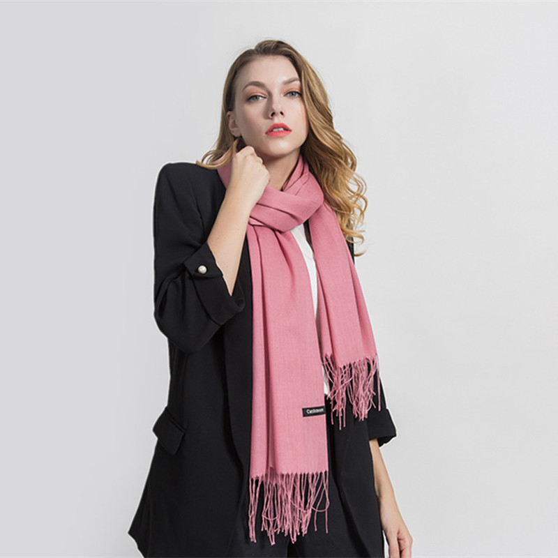 Fashion Solid Scarf Women Cash - огляд і ціна Cashmere Scarf Wrap