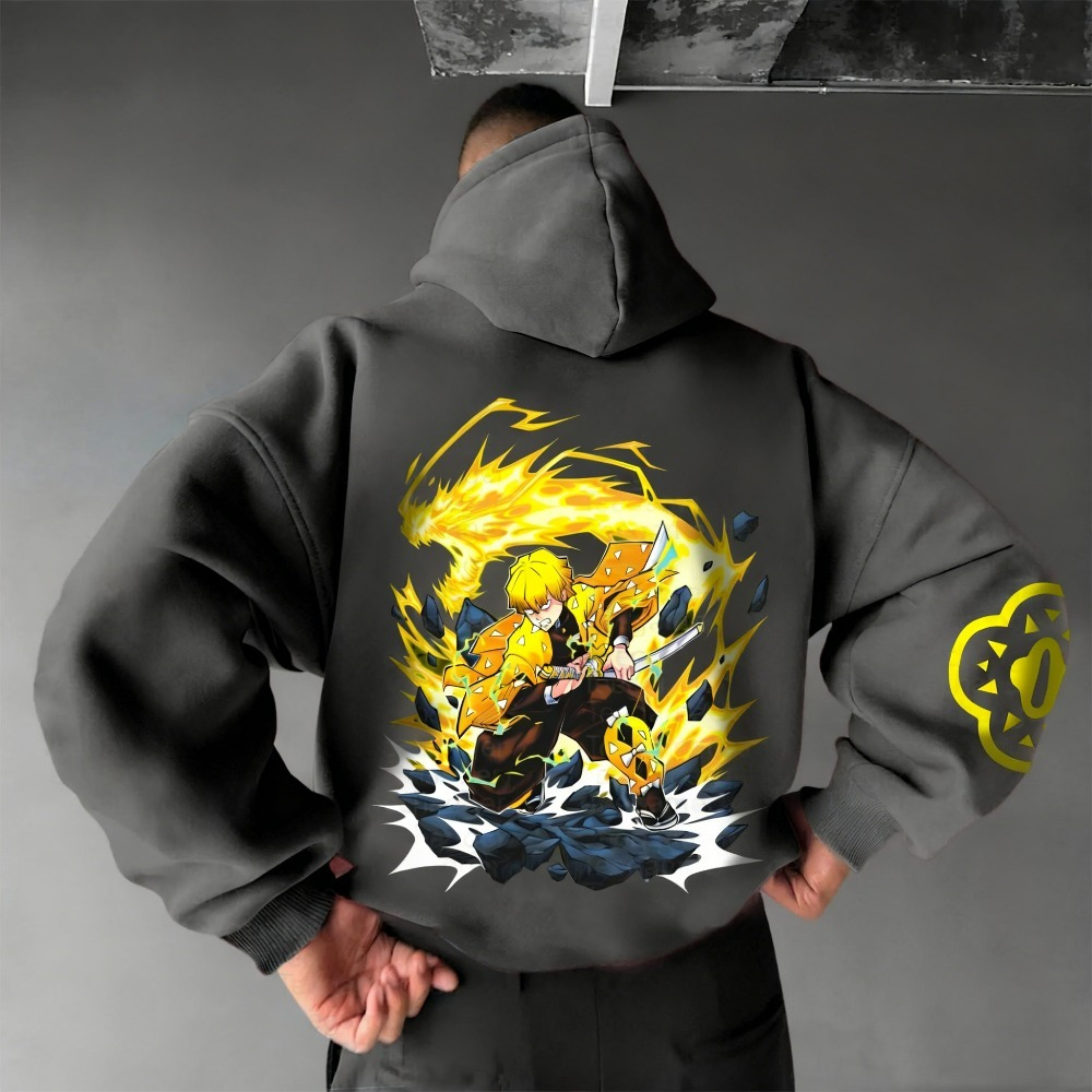 Demon Slayer Men's Hoodie Swea - огляд і ціна Winter Clothing Anime