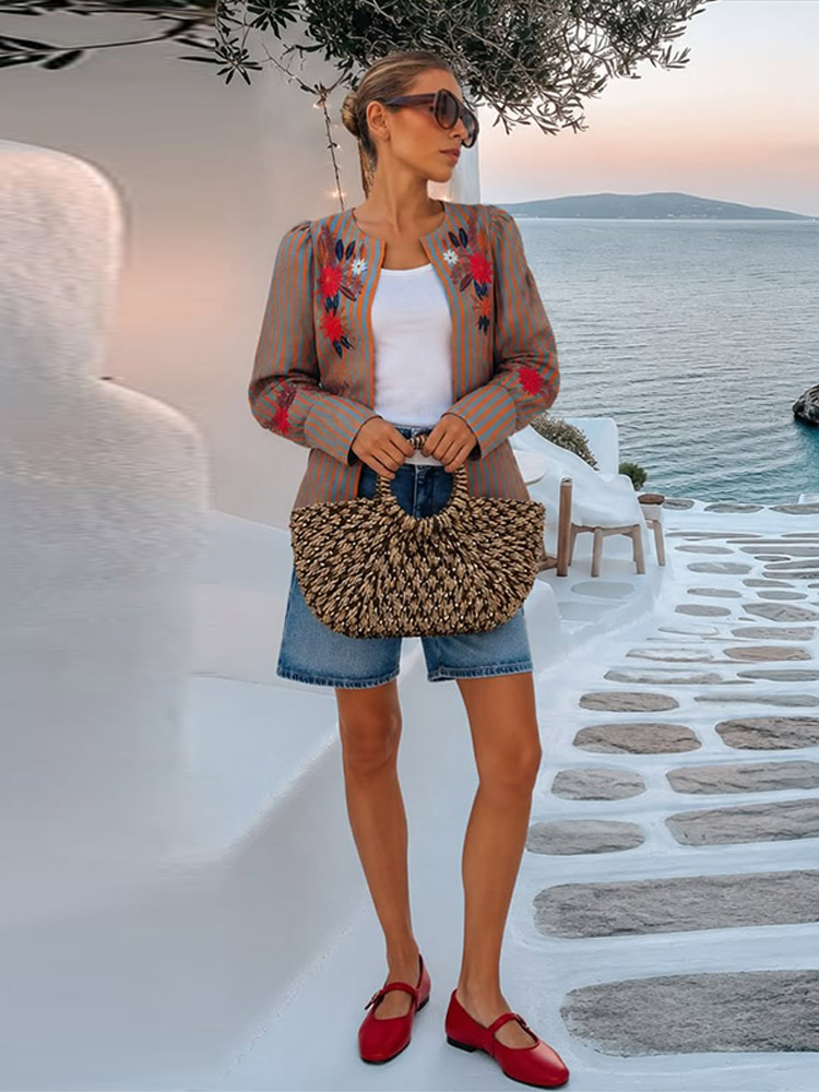 2026 Early Autumn Striped Flow - огляд і ціна Winter Clothing Ladies