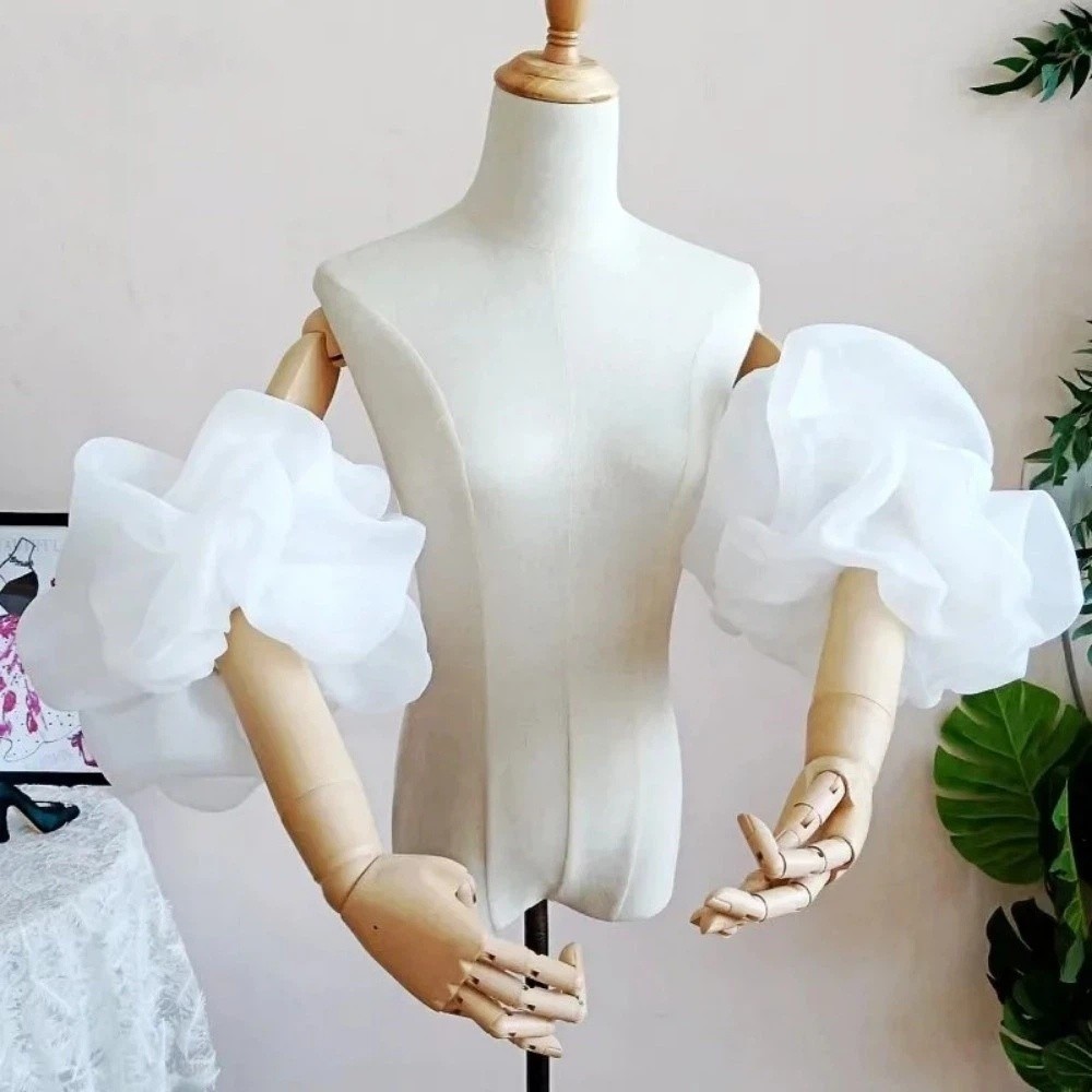 Elegant Puffy Bridal Sleeves O - огляд і ціна Winter Clothing Ladies