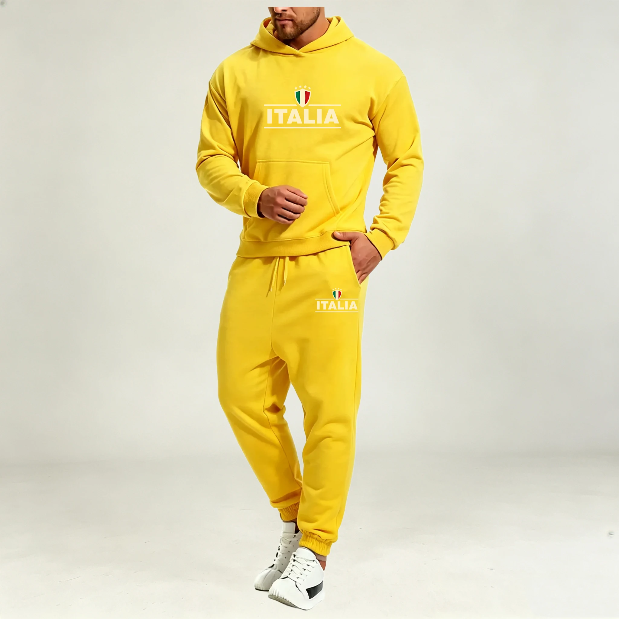 Men's Sets Pullover Hoodies 2  - огляд і ціна Warm Winter Clothing