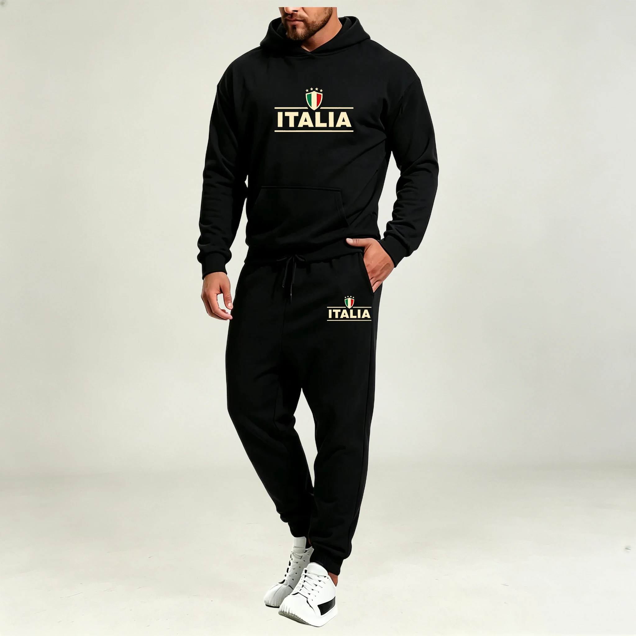Men's Sets Pullover Hoodies 2  - огляд і ціна Warm Winter Clothing